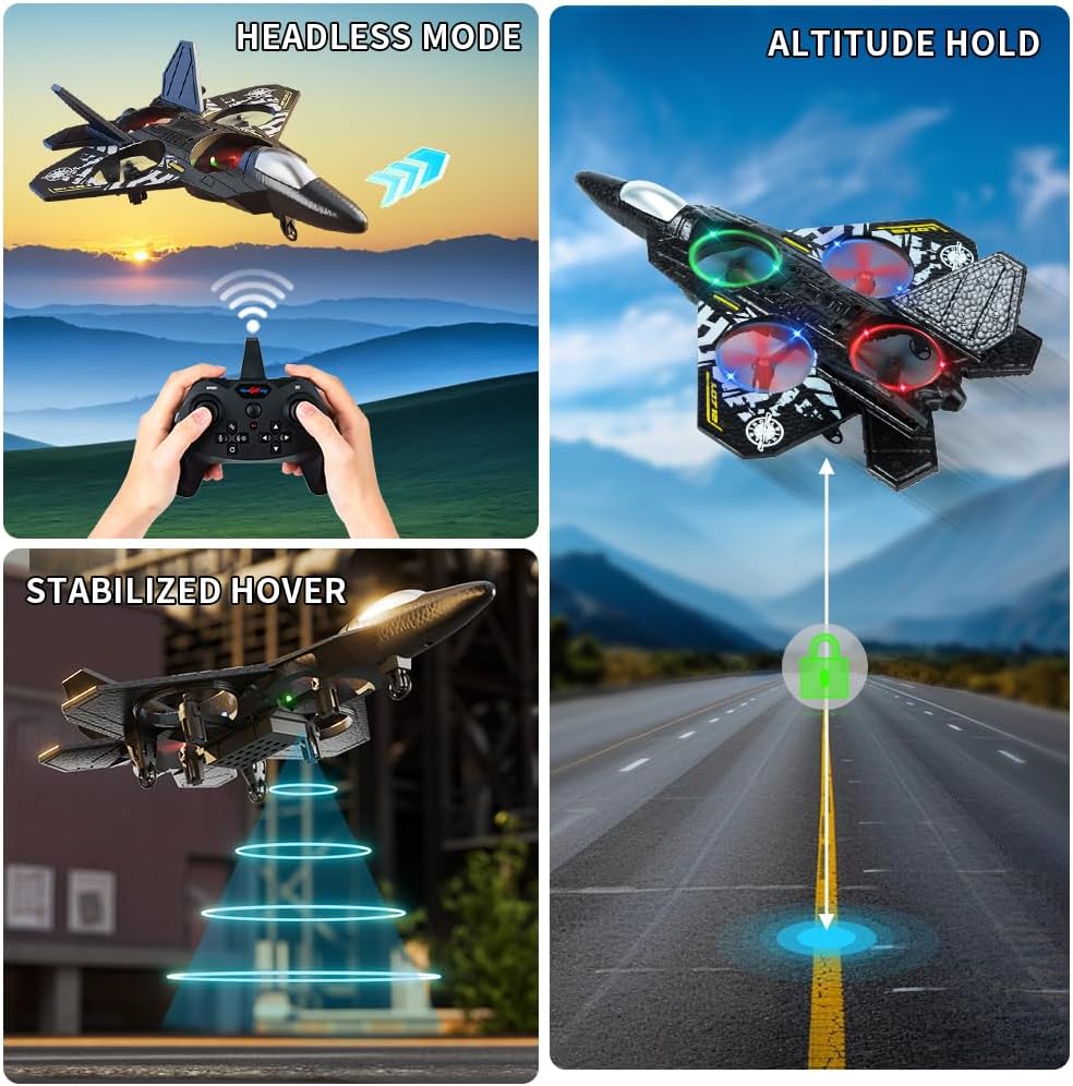 Remote Control Flying Fighter Plane Toy