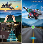 Remote Control Flying Fighter Plane Toy