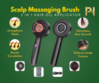 Scalp Massaging Brush with 2 In 1 Hair Oil Applicator