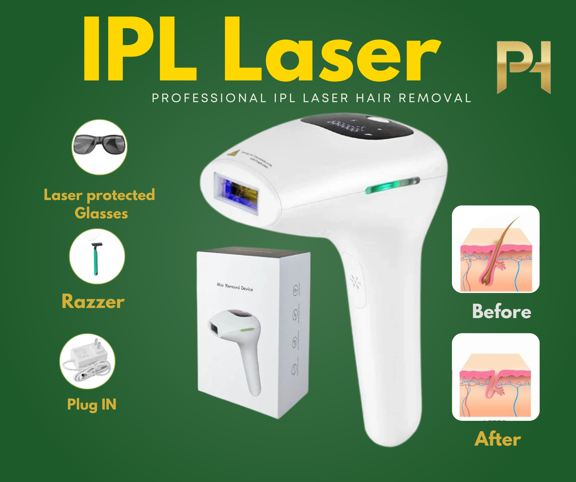 Professional IPL Laser Hair Removal 999999 Clicks