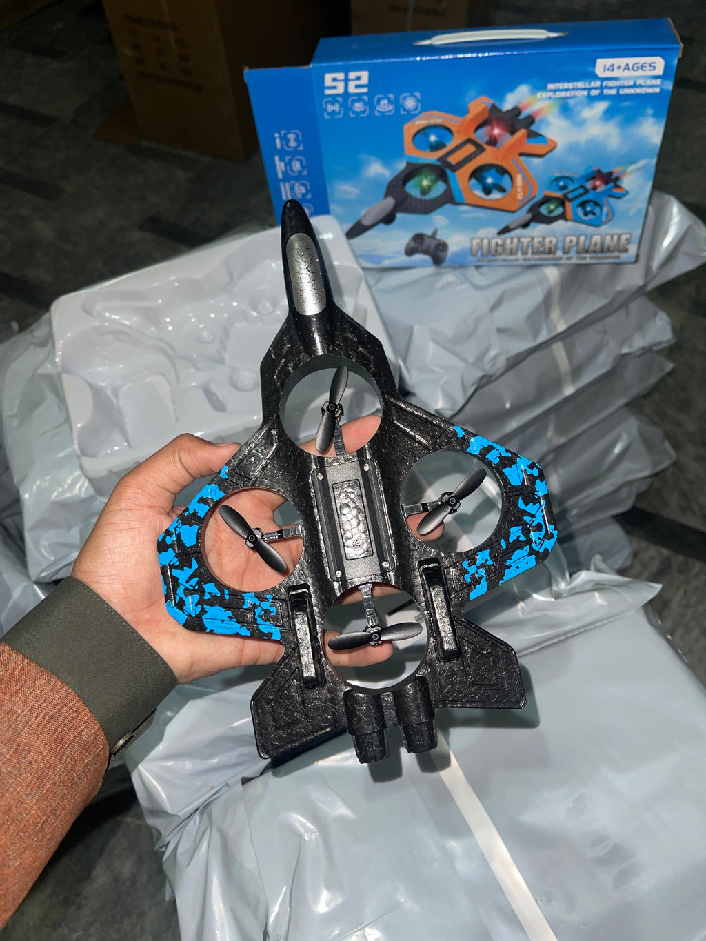 Remote Control Flying Fighter Plane Toy