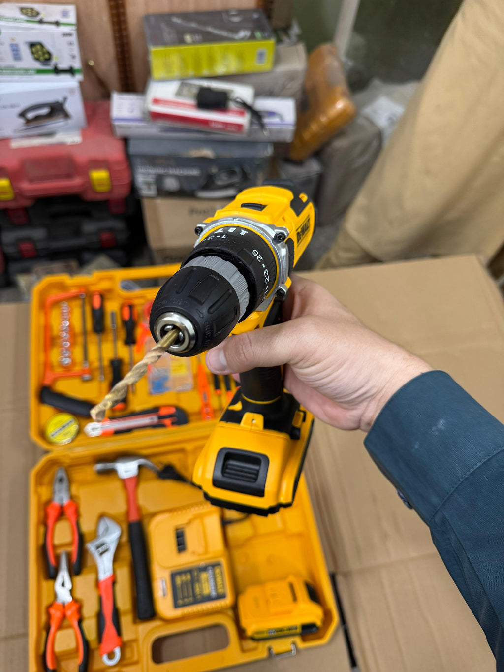 DeWalt 36V Commercial Drill Machine | 117-Piece Set | Brushless & Carbon