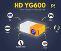 HD YG600 Mini Mobile Projector