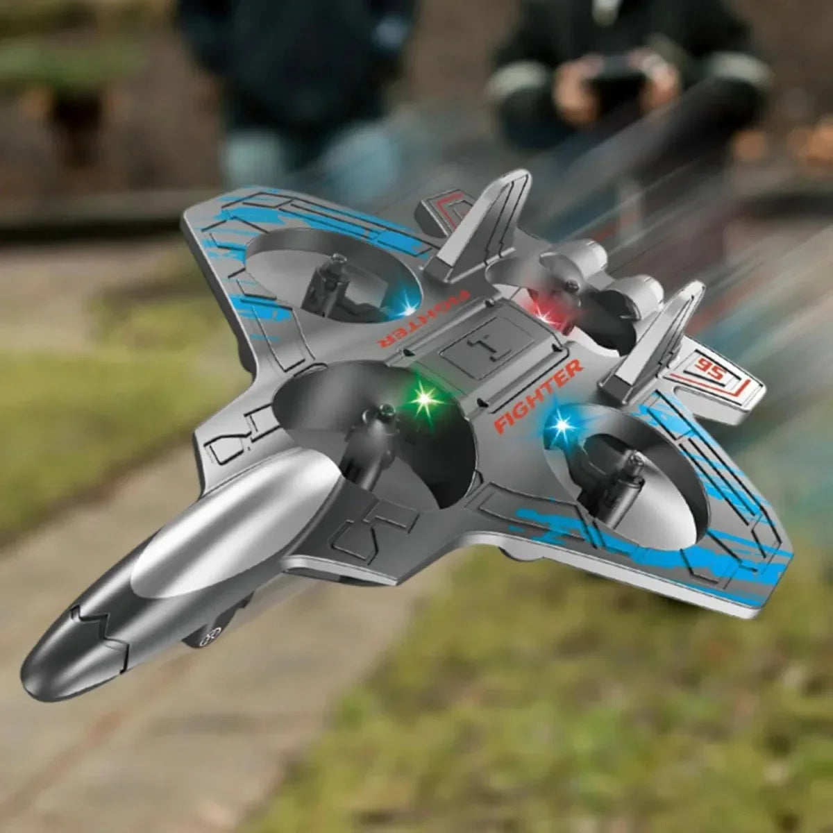 Remote Control Flying Fighter Plane Toy